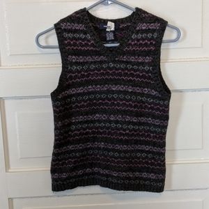 Sweater vest wool blend